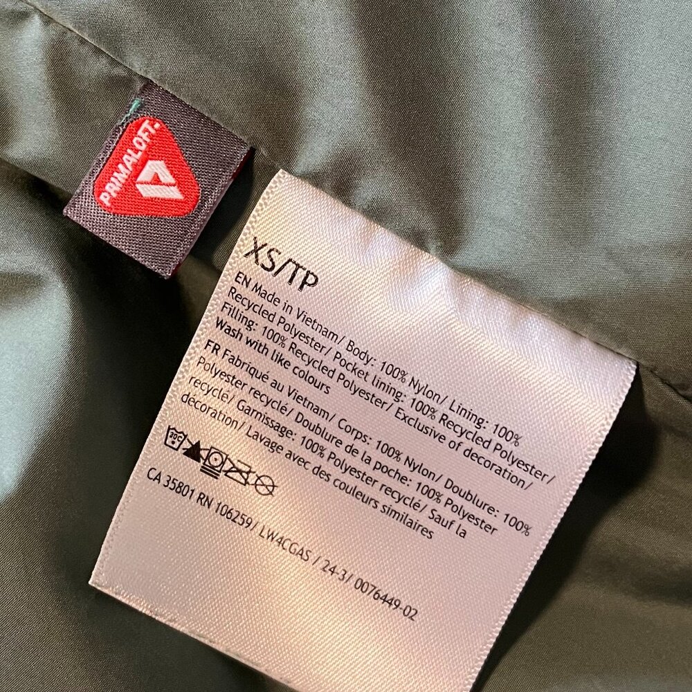 Lululemon Lightweight Insulated Shirt Jacket Size XS Green/Grey Eucalyptus - Picture 8 of 10